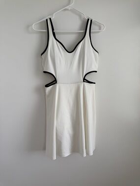 Old Navy White Active Top with Black Trim